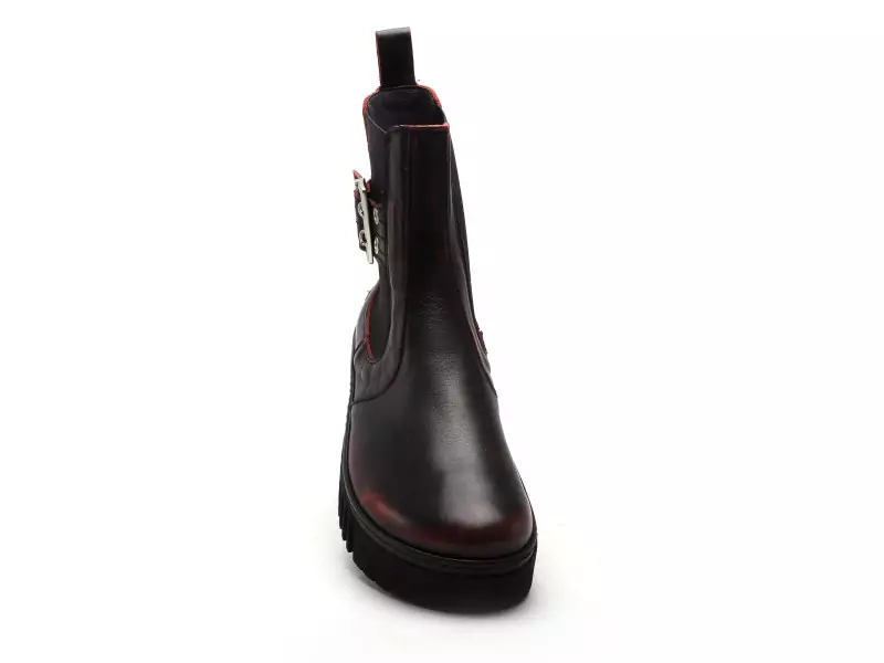 Art BRIGHTON 1516 Bordeaux Boots et Bottines à Talons Femme