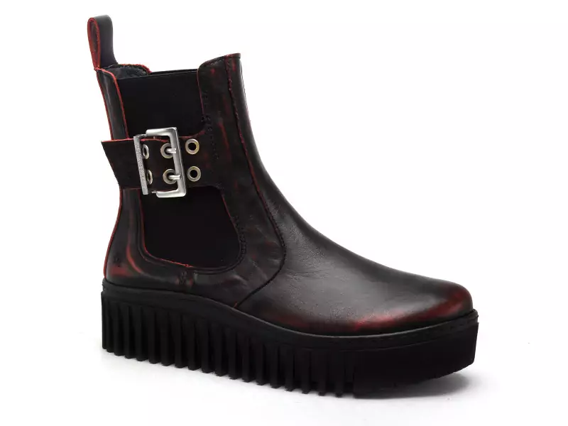 Art BRIGHTON 1516 Bordeaux Boots et Bottines à Talons Femme
