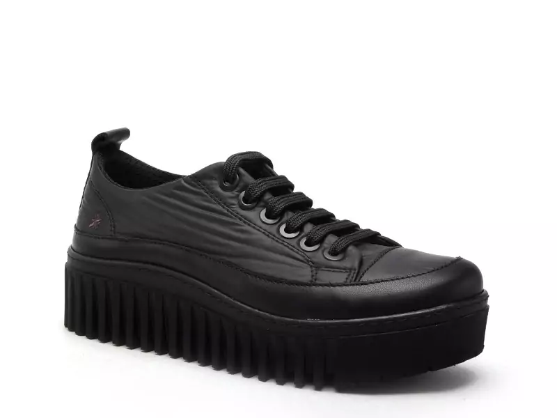 Art BRIGHTON 1518 Noir Baskets Basses Femme
