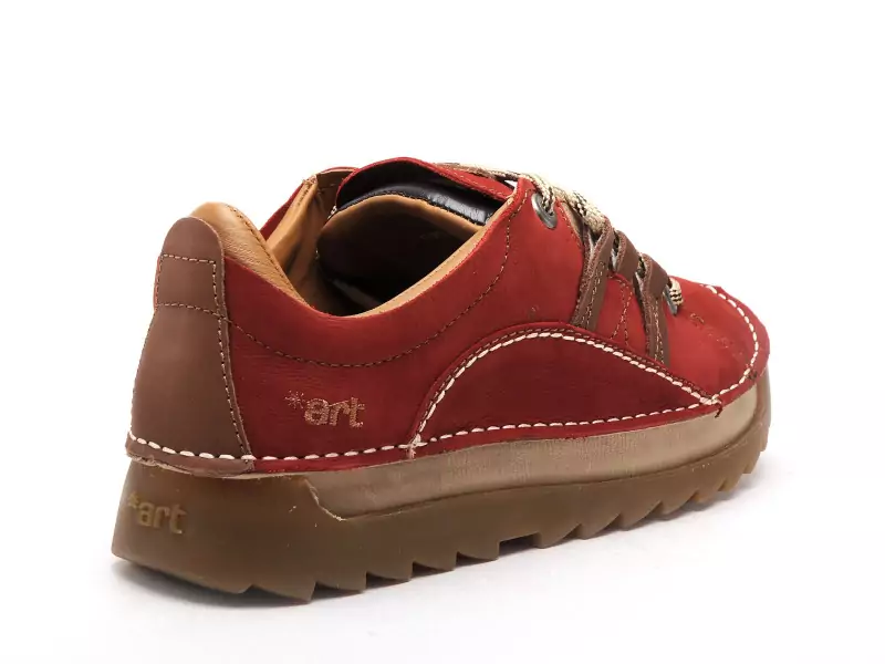Art 590 PLEASANT H Rouge Baskets Basses Homme