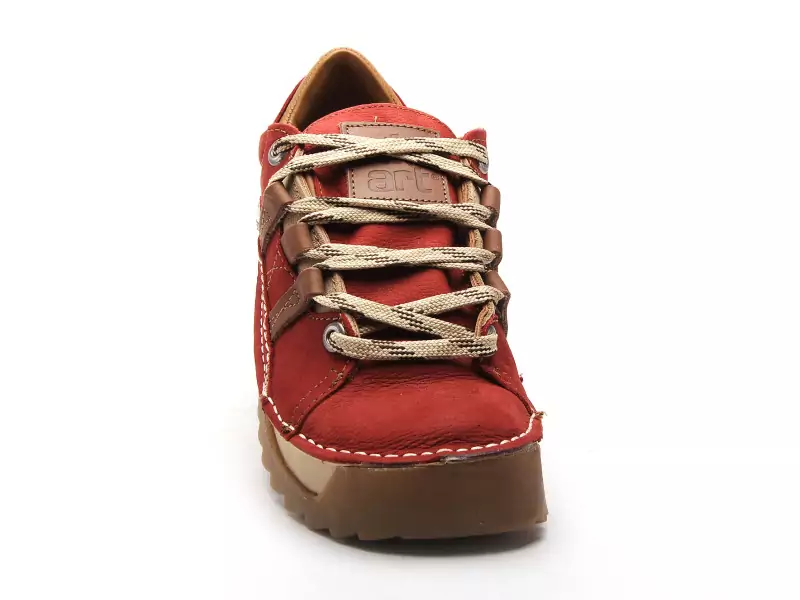Art 590 PLEASANT H Rouge Baskets Basses Homme