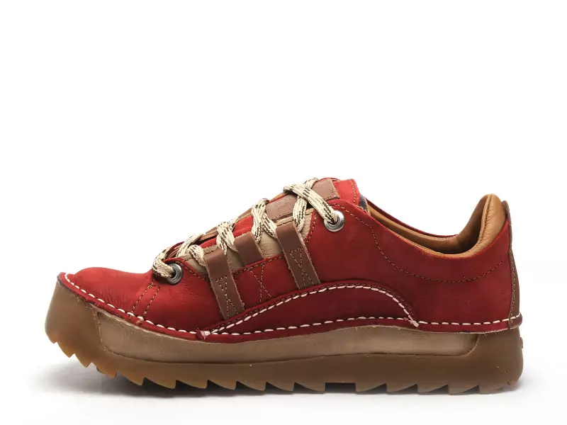 Art 590 PLEASANT H Rouge Baskets Basses Homme