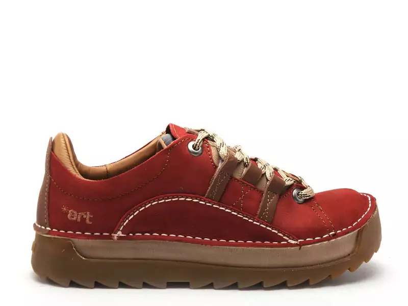Art 590 PLEASANT H Rouge Baskets Basses Homme