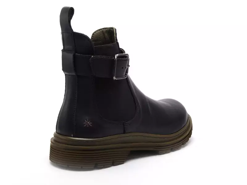Art BIRMINGHAM 1892 Noir Boots et Bottines Plates Femme