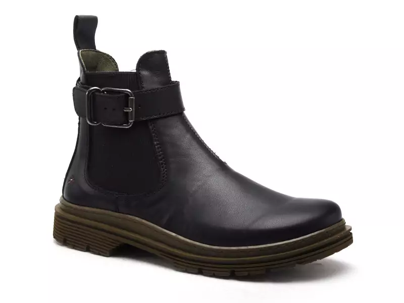 Art BIRMINGHAM 1892 Noir Boots et Bottines Plates Femme