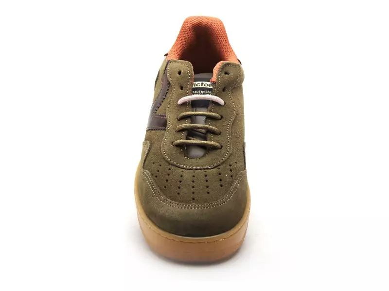Victoria MADRID SER METAL Kaki Baskets Basses Femme