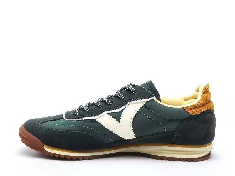 Victoria SATURNO SERR NYLON Vert Baskets Basses Femme