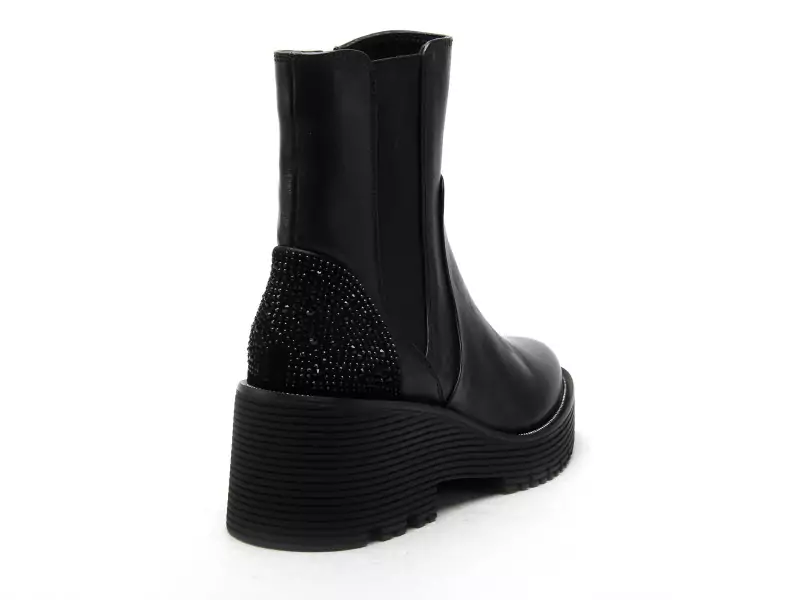 Regarde Le Ciel SADHY 08 Noir Boots et Bottines à Talons Femme