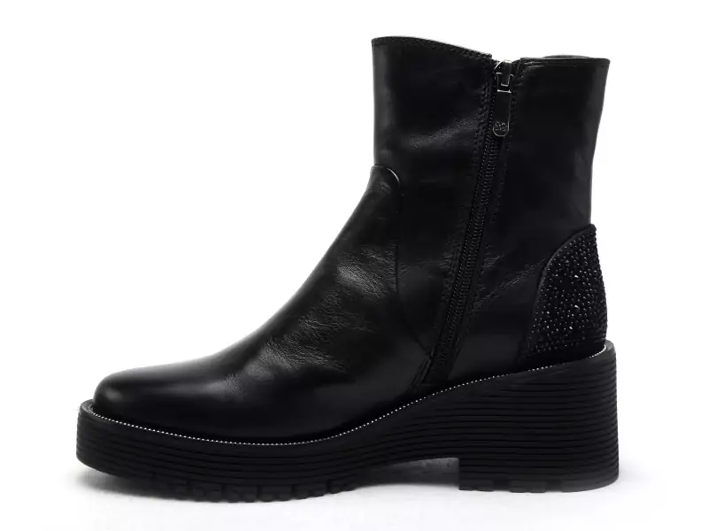 Regarde Le Ciel SADHY 08 Noir Boots et Bottines à Talons Femme