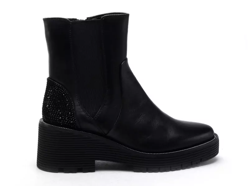 Regarde Le Ciel SADHY 08 Noir Boots et Bottines à Talons Femme