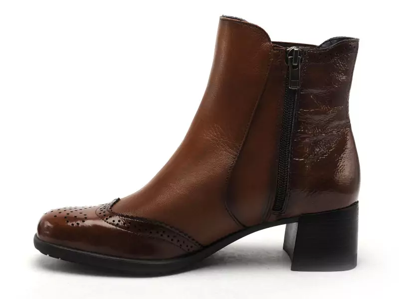Dorking D9368NASNA Marron Boots et Bottines à Talons Femme