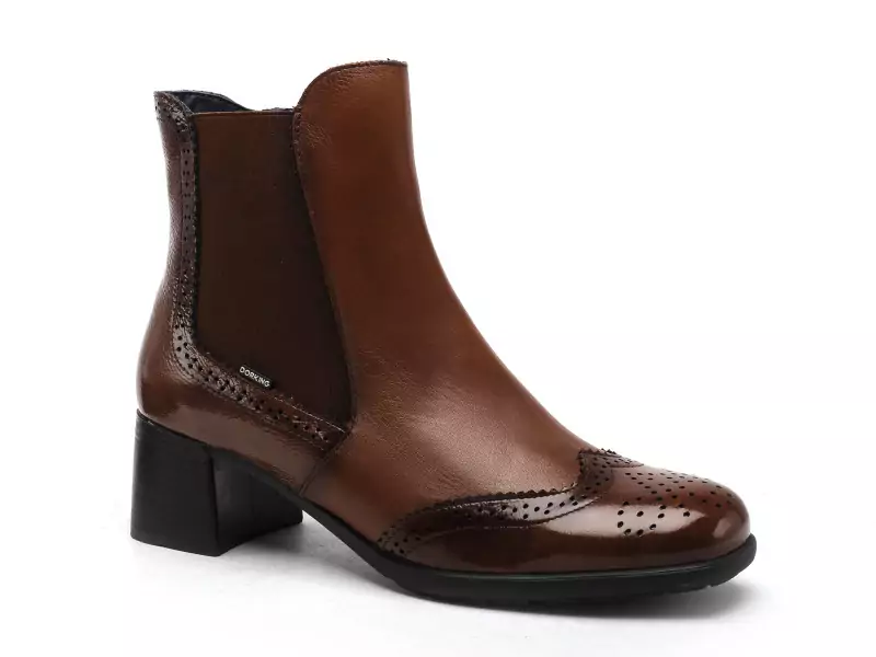 Dorking D9368NASNA Marron Boots et Bottines à Talons Femme