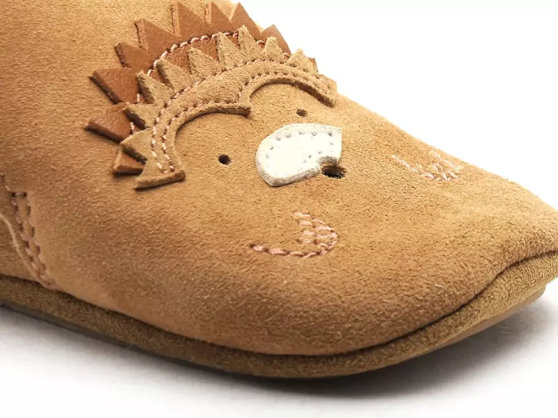Bellamy VALENTINES HERISSON Beige Chaussons Bébé