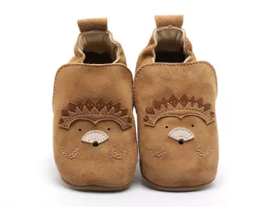 VALENTINES HERISSON Beige Chaussons Bébé