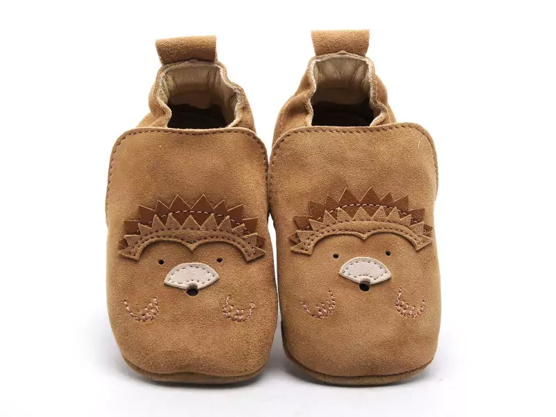 Bellamy VALENTINES HERISSON Beige Chaussons Bébé