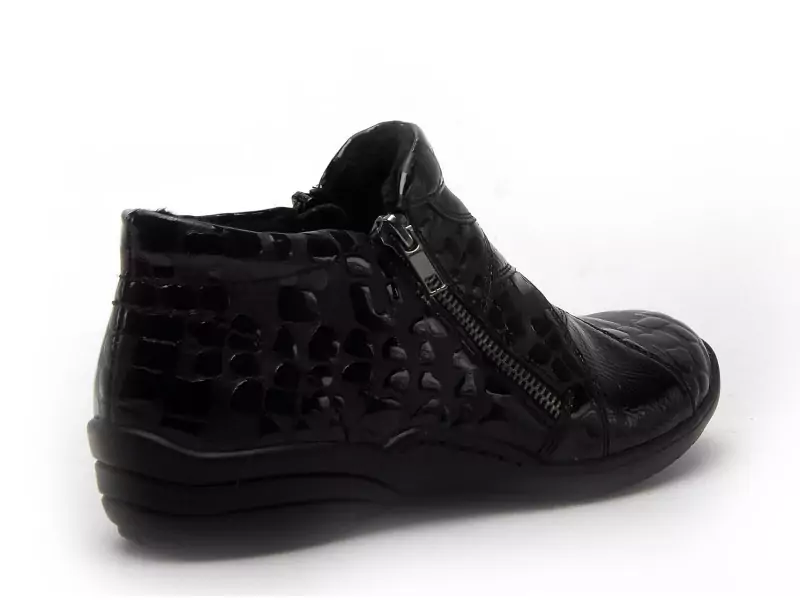 Remonte R7674 Noir Boots et Bottines Plates Femme