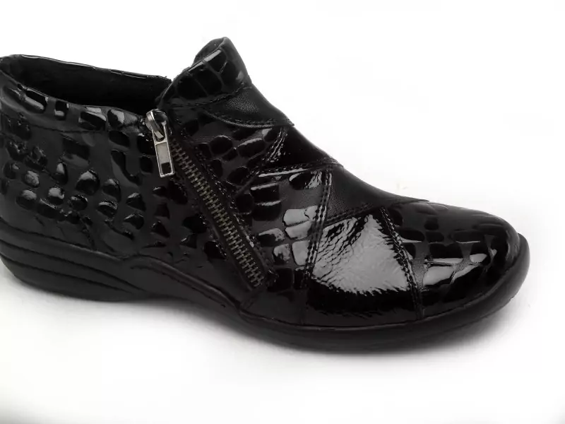 Remonte R7674 Noir Boots et Bottines Plates Femme