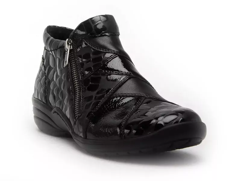 Remonte R7674 Noir Boots et Bottines Plates Femme