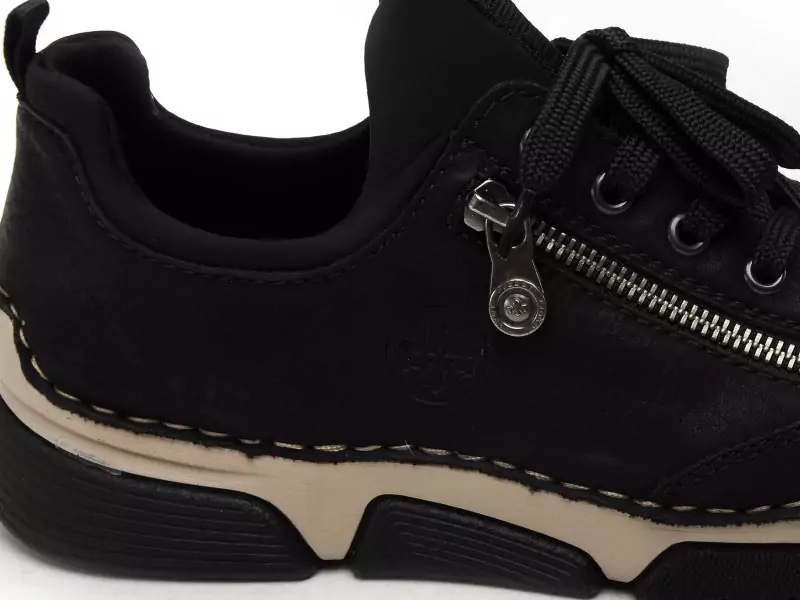 Rieker 45973 Noir Baskets Basses Femme