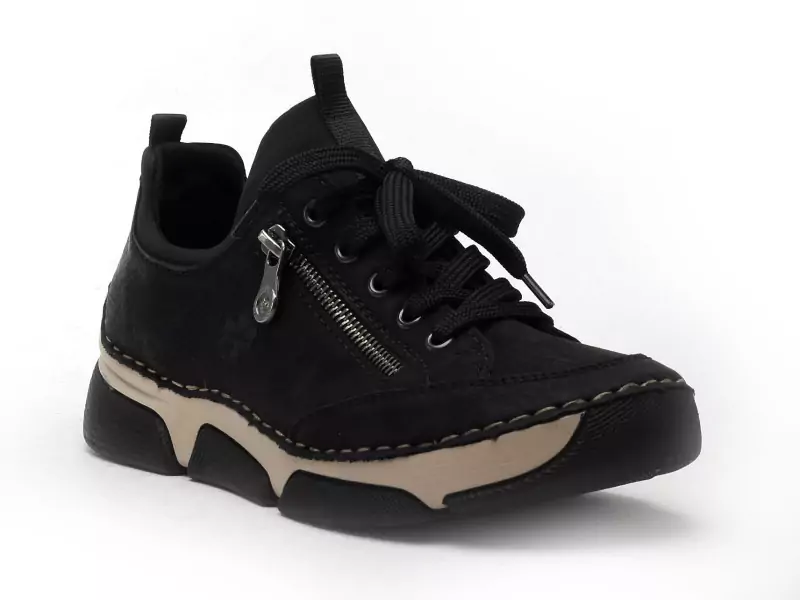 Rieker 45973 Noir Baskets Basses Femme