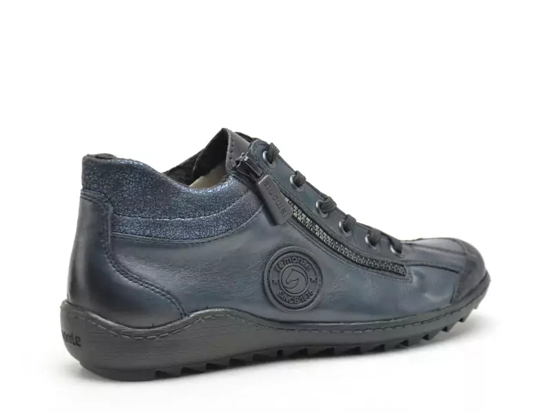 Remonte R1477 Bleu Basket Montante Femme