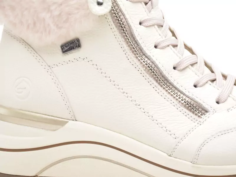 Remonte D0T77 Blanc Boots et Bottines à Talons Femme