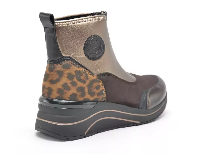 Remonte D0T78 Marron Boots et Bottines à Talons Femme