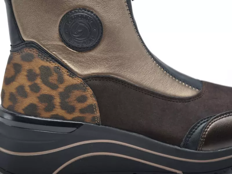 Remonte D0T78 Marron Boots et Bottines à Talons Femme