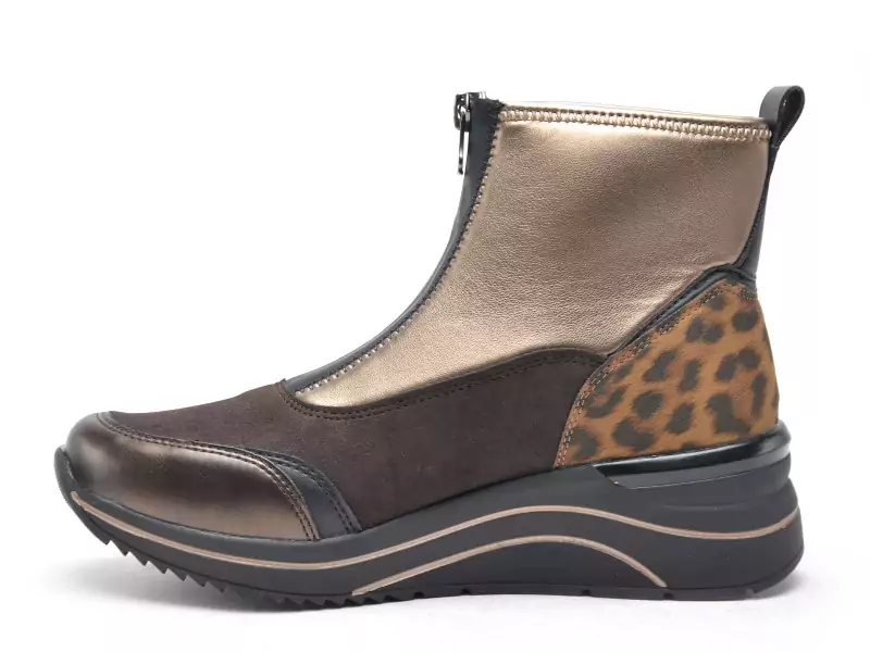 Remonte D0T78 Marron Boots et Bottines à Talons Femme