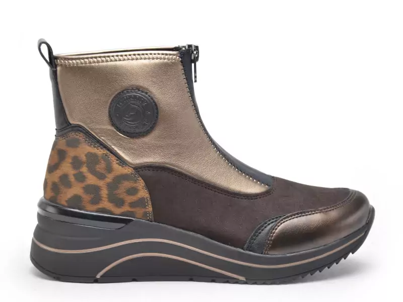 Remonte D0T78 Marron Boots et Bottines à Talons Femme