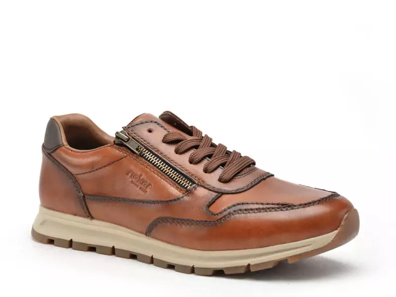 Rieker B0504 Marron Baskets Basses Homme