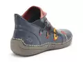 Rieker 72581 Bleu Boots et Bottines Plates Femme