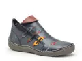 Rieker 72581 Bleu Boots et Bottines Plates Femme