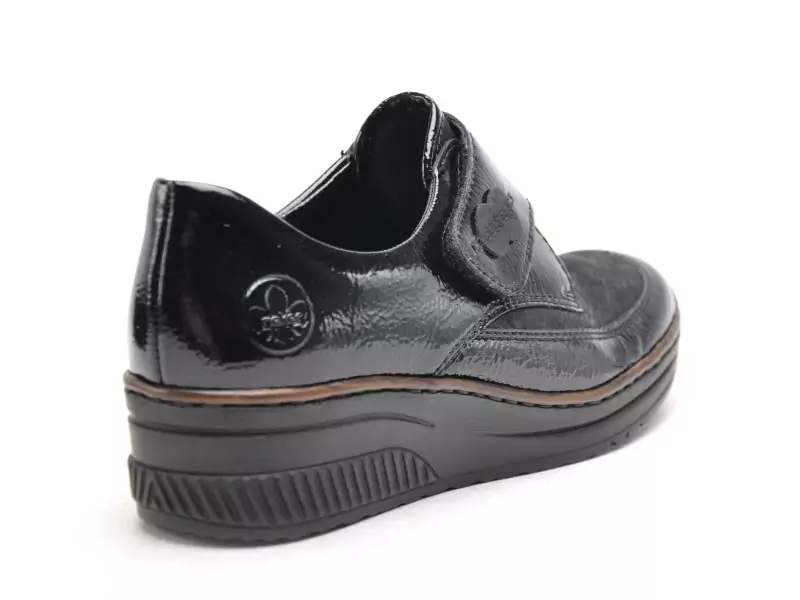 Rieker 487C0 Noir Derbies Femme