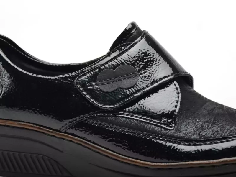 Rieker 487C0 Noir Derbies Femme