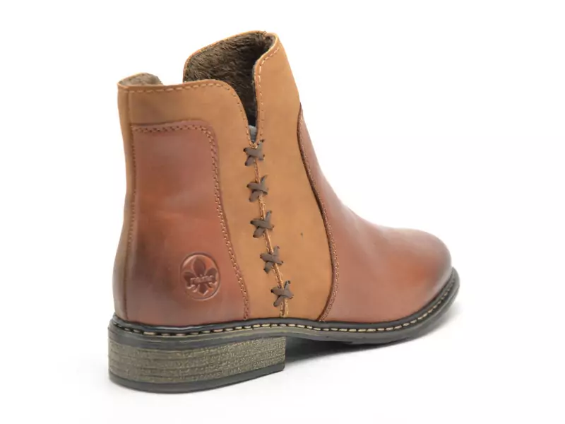 Rieker Z4951 Marron Boots et Bottines Plates Femme