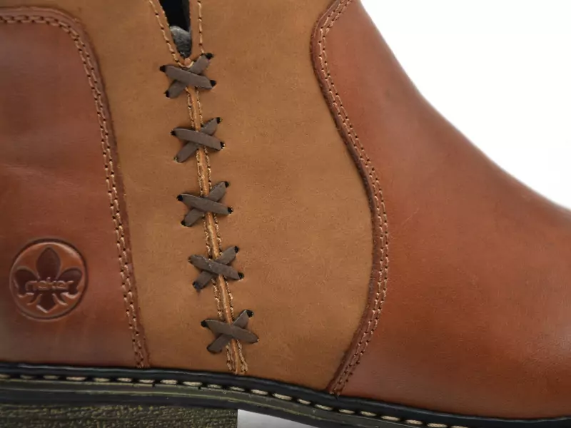 Rieker Z4951 Marron Boots et Bottines Plates Femme