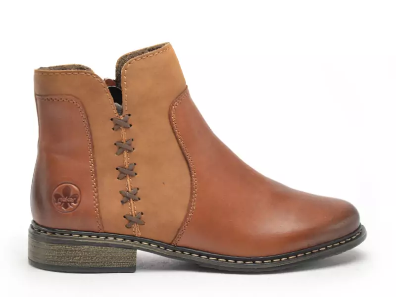 Rieker Z4951 Marron Boots et Bottines Plates Femme