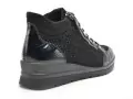 Remonte R0773 Noir Boots et Bottines à Talons Femme