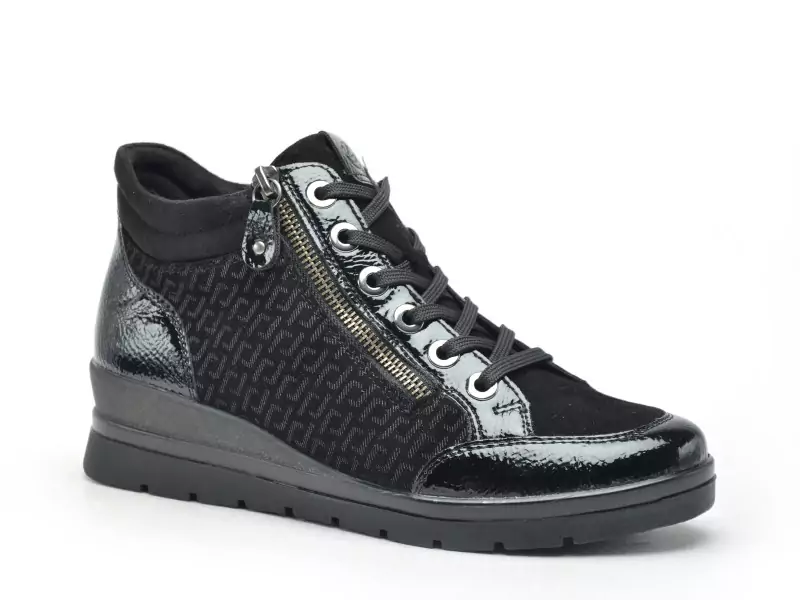 Remonte R0773 Noir Boots et Bottines à Talons Femme