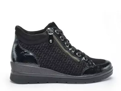R0773 Noir Boots et Bottines à Talons Femme