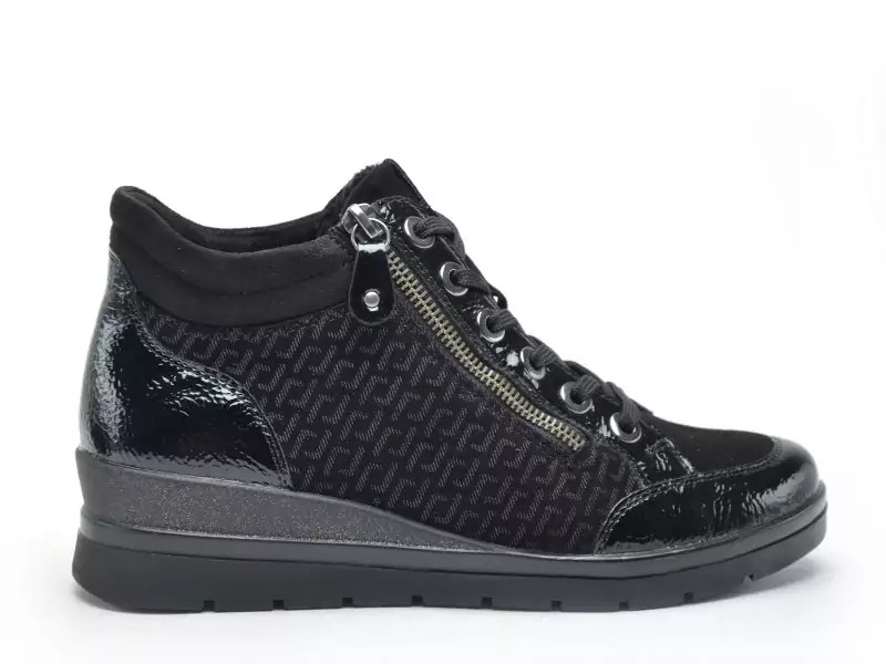 Remonte R0773 Noir Boots et Bottines à Talons Femme