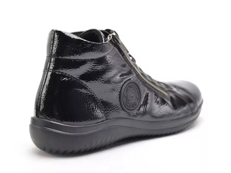 Remonte D1E70 Noir Basket Montante Femme