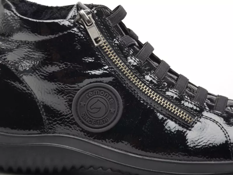 Remonte D1E70 Noir Basket Montante Femme