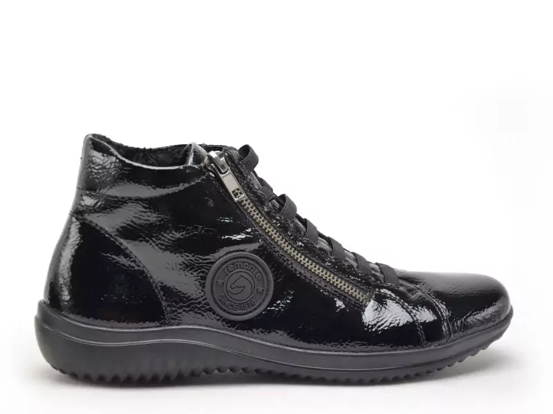 Remonte D1E70 Noir Basket Montante Femme