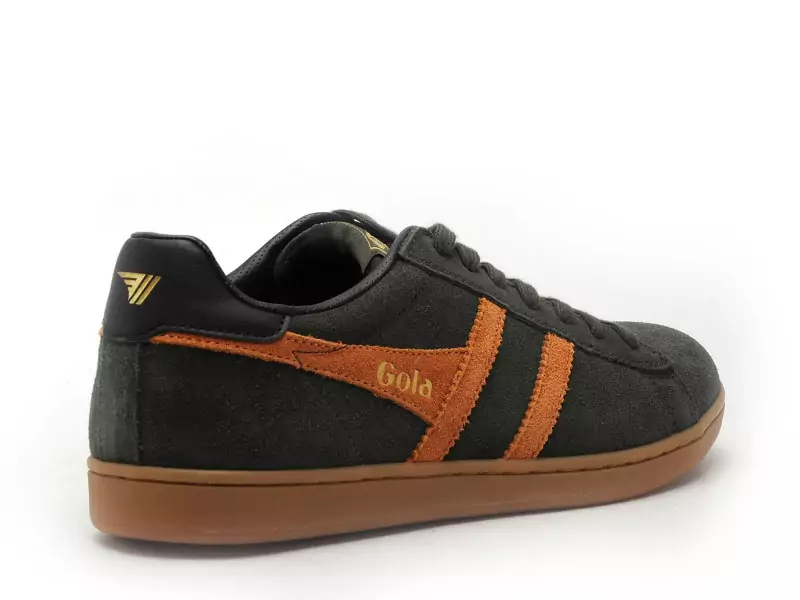 Gola EQUIPE2 SUEDE CMB387 Kaki Baskets Basses Homme