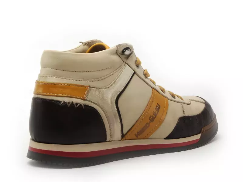 Kamogutsu SCUDO 107 Beige Baskets Montantes Homme