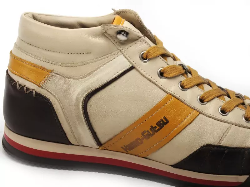 Kamogutsu SCUDO 107 Beige Baskets Montantes Homme