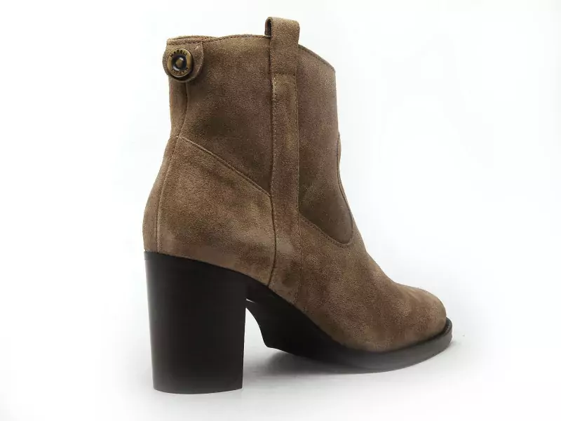 Maroli 8229 Beige Boots et Bottines à Talons Femme