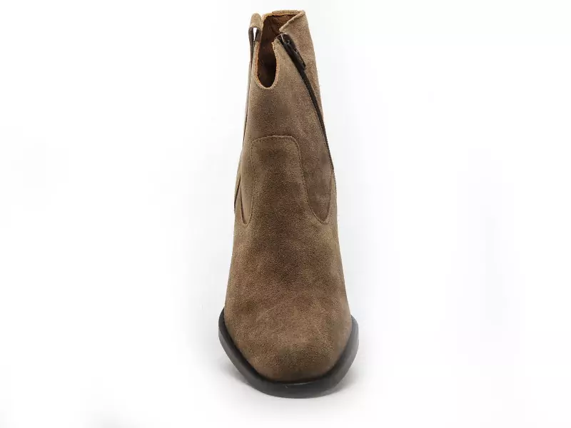 Maroli 8229 Beige Boots et Bottines à Talons Femme